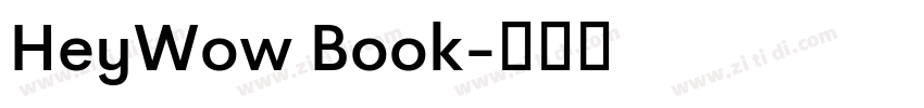 HeyWow Book字体转换